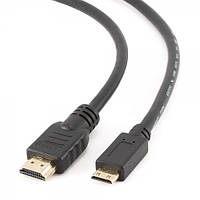 Кабель mini-HDMI Cablexpert CC-HDMI4C-6 с позолоченными контактами (вилка-C) 1.8 м