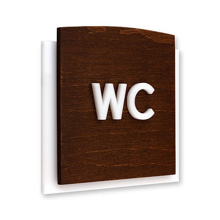 Табличка на туалет WC, фото 1