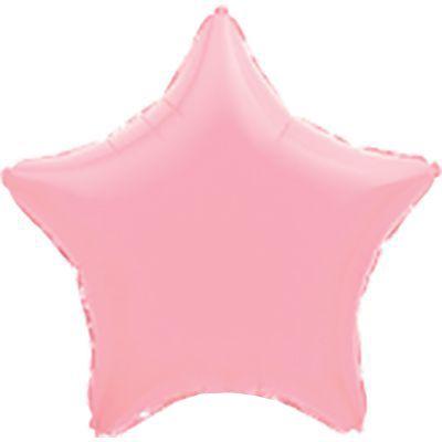 Фольгована кулька зірка рожевий 18" Flexmetal