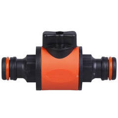 Двосторонній коннектор з запірним краном AP 1021 Aquapulse