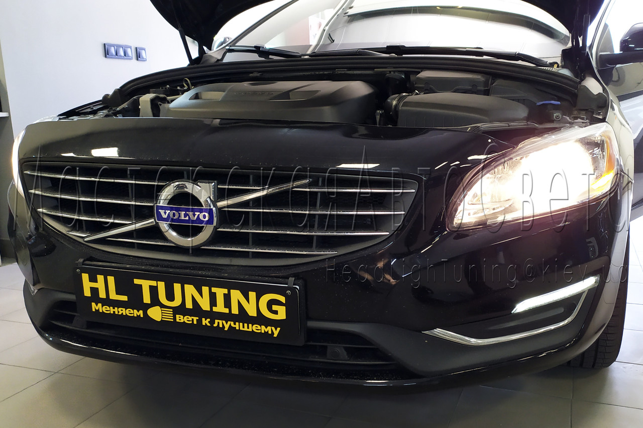 Volvo V60 — встановлення світлодіодних Bi-Led лінз Luma