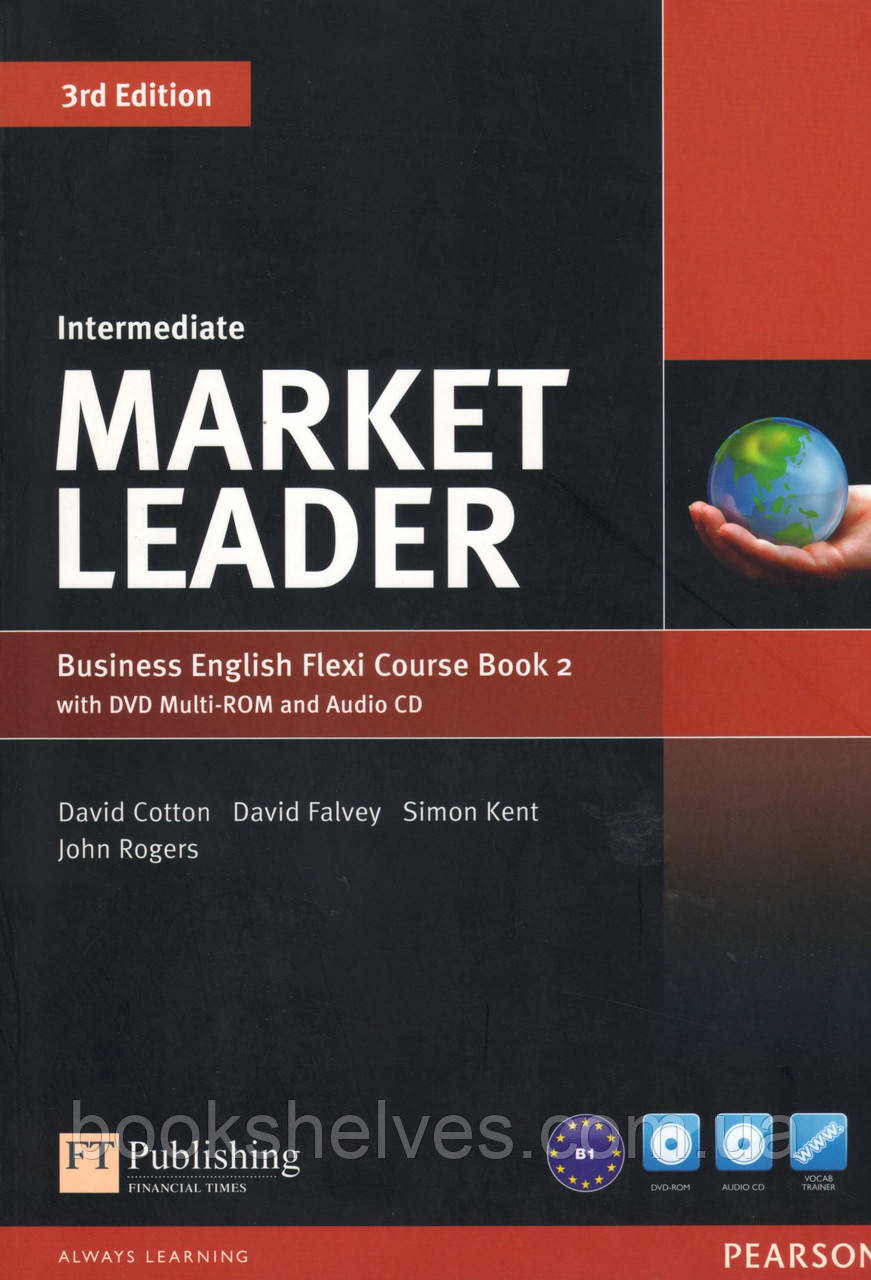 Учебник Market Leader 3rd Intermediate Flexi 2 +DVD+CD Student's book