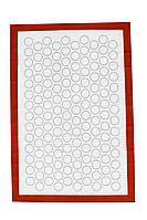Армований силіконовий килимок для випікання 60 см 40 см
