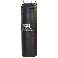 Мішок боксерський Циліндр Кірза h-100 см LEV UR LV-2804 (наповнить.-ветош, d-28 см,вага-35кг, чорний)