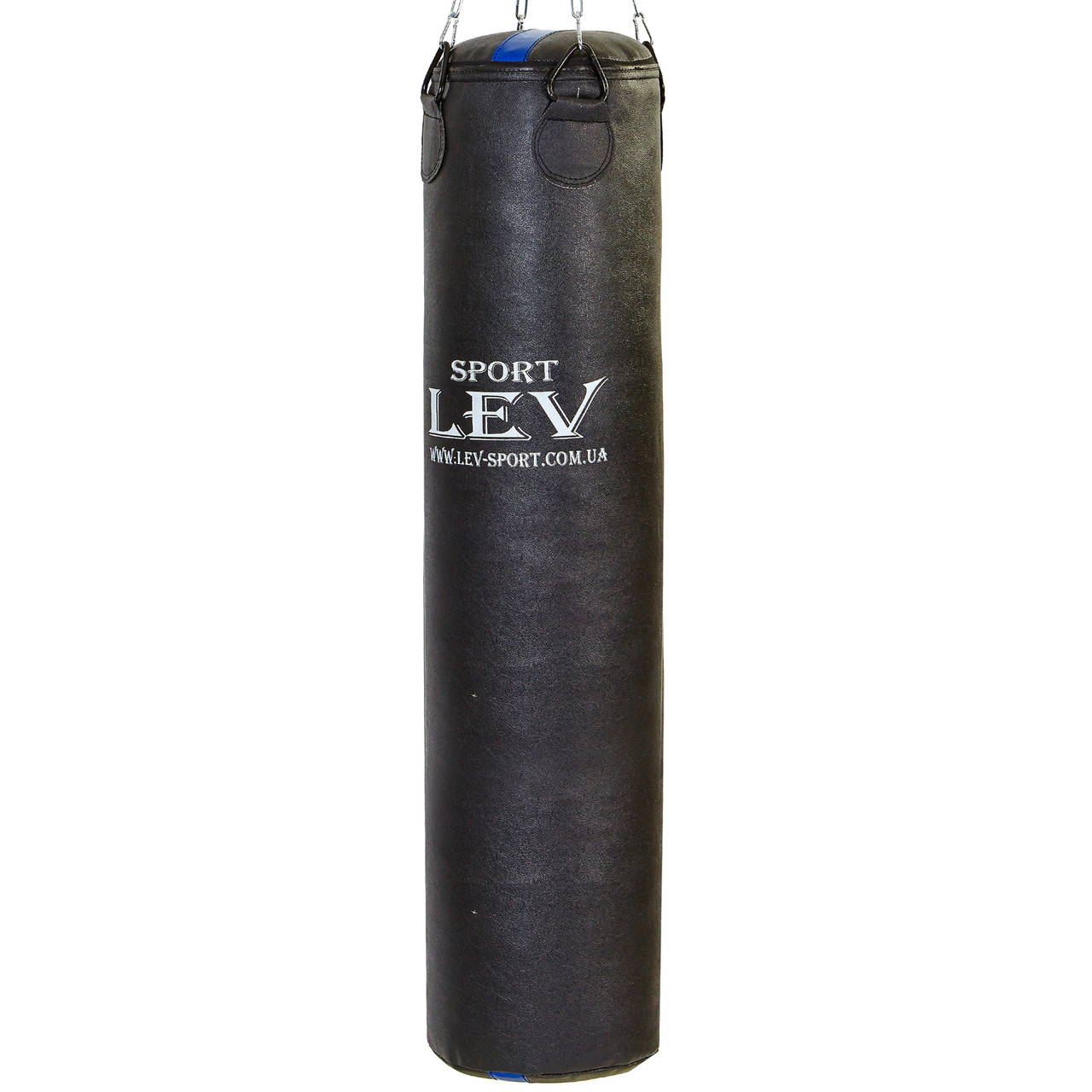 Мішок боксерський Циліндр Кірза h-140 см LEV UR LV-2809 (наповнить.-ветош, d-33 см,вага-70кг, чорний)