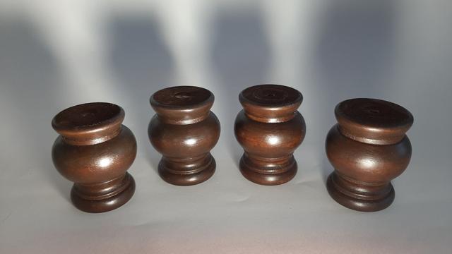 Коричневые деревянные ножки деревянные ножки