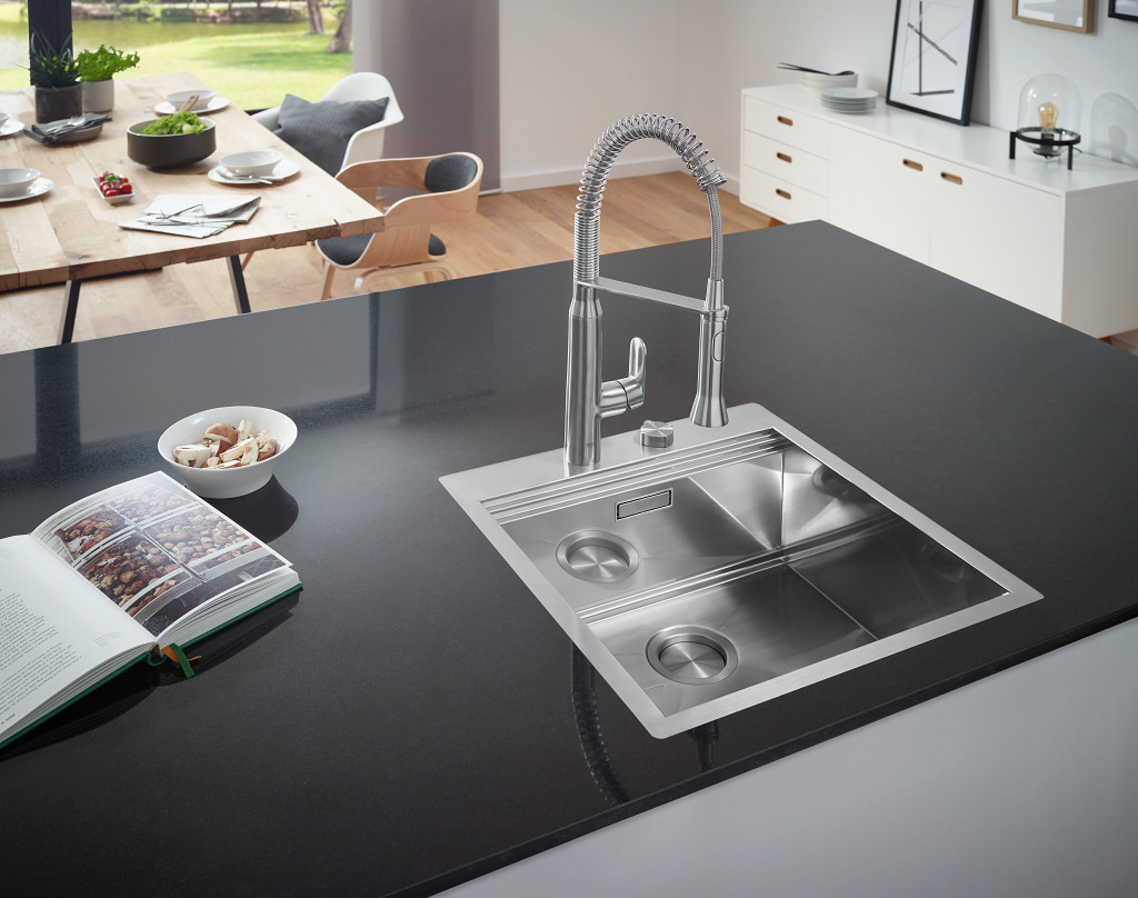 Кухонна мийка стальна Grohe EX Sink 31583SD0 серія K800 5256