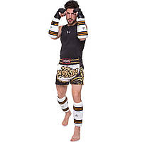 Захист гомілки та передпліччя для тхеквондо DADO BO-4857-W (PU, р-р S-XL, набір 4 щитки, білий)