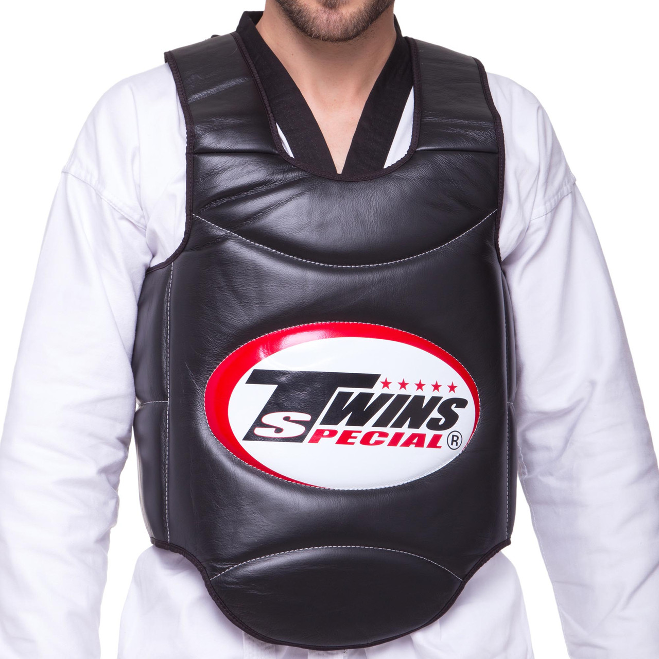 Захист корпусу (жилет) для єдиноборств TWINS BOPL-1 (шкіра, р-р M-XL, кольору в асортименті), фото 1