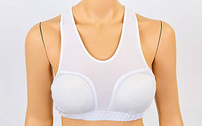 Захист грудей жіночий MA-6240 (топ + 2 вставки, поліамід, еластан, р-р універсальний 42-50, білий, чорний, кольори в асортименті)
