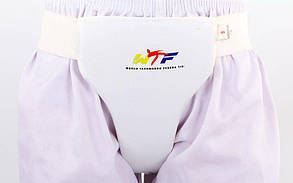 Захист для паху жіночий PU WTF BO-4008 (пінополіуретан, р-р XS-L-6-16 років, білий)