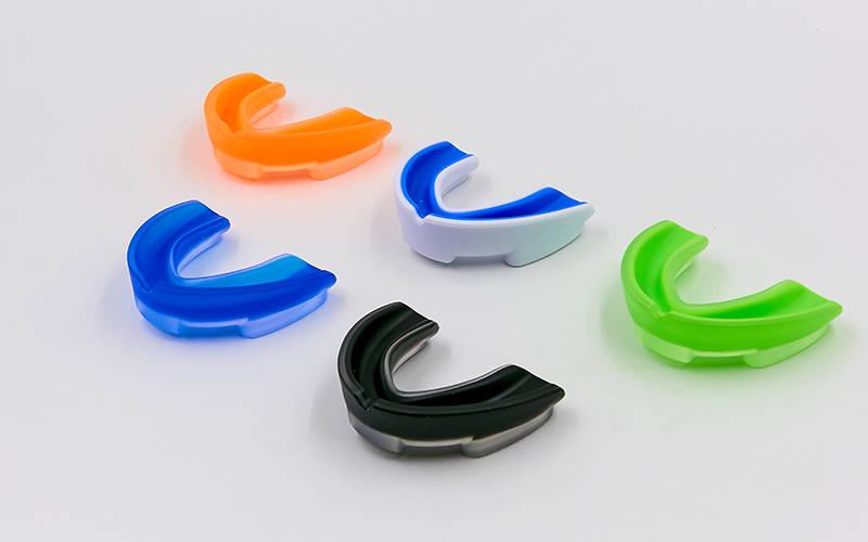 Капа боксерська одностороння (одночастинна) Zelart BO-4507 (термопластик, кольору MIX)