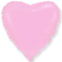 Фольгована кулька серце рожевий 18" Flexmetal