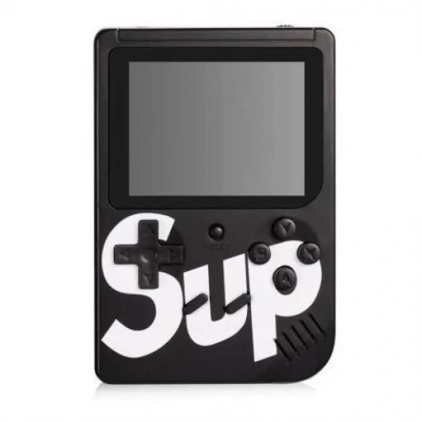 Портативна ігрова ретроприставка 400 ігор Dendy Sega 8bit Sup Game Box Чорна 175459