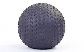 М'яч набивний слембол для кросфіту рифлений Record SLAM BALL FI-5729-10 10 кг (PVC, d-23 см)