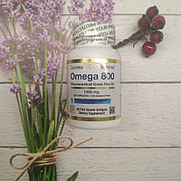 California Gold Nutrition omega 3 fish oil 30 soft 1000 mg (Omega 800), омега 3 риб'ячий жир
