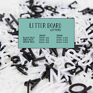  Дошка для створення написів Letter board (сіра) 30х45 см, фото 4