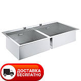 Подвійна кухонна раковина Grohe EX Sink 31585SD0 серія K800 10256, фото 3