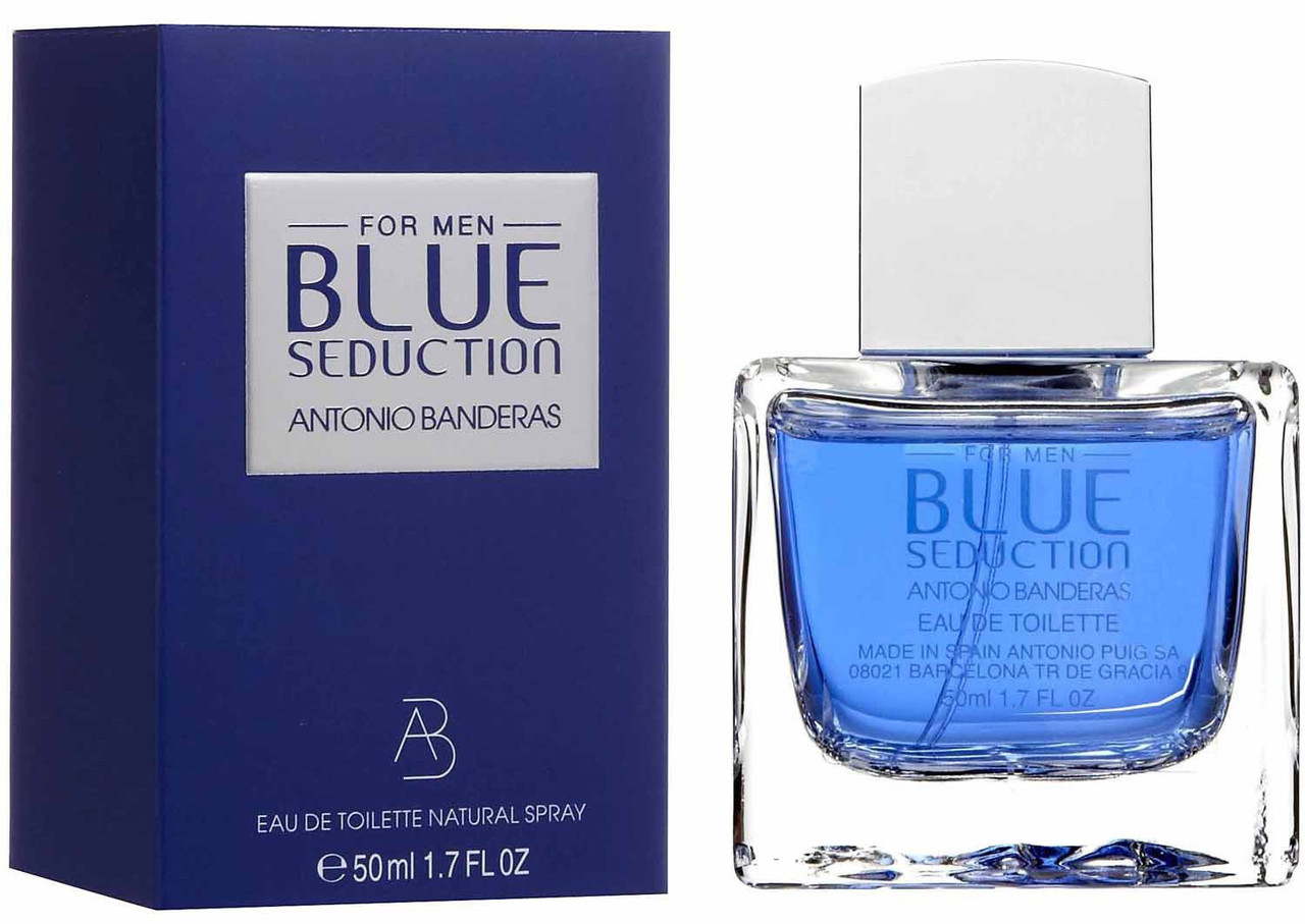 Чоловіча туалетна вода Antonio Banderas Blue Seduction For Men, фото 1