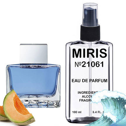 Духи MIRIS №21061 (аромат схожий на Antonio Banderas Blue Seduction Men) Для Чоловіків 100 ml, фото 2