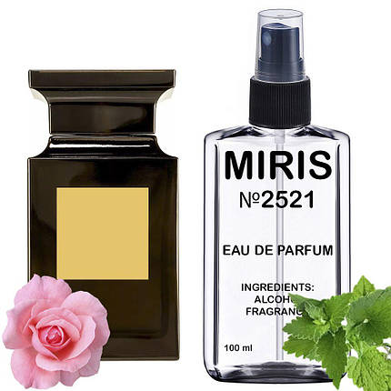 Духи MIRIS №2521 (аромат схожий на Tom Ford Noir de Noir) Унісекс 100 ml, фото 2