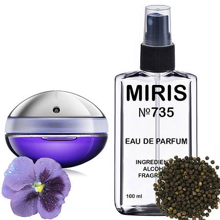 Парфуми MIRIS No735 (аромат схожий на Paco Rabanne Ultraviolet) Жіночі 100 ml, фото 2