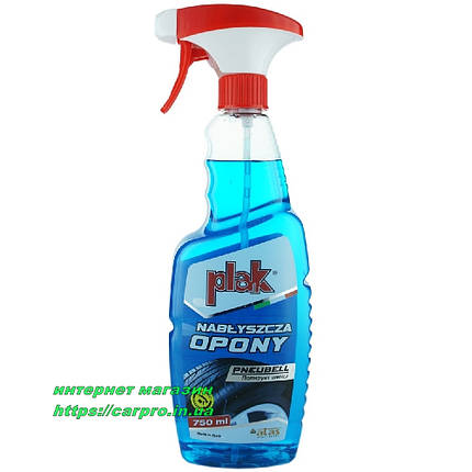 Засіб для догляду за шинами (кондиціонер чорнитель) Pneubell PLAK ATAS 750ml., фото 1