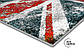 Килим 2*3м Британський прапор 0319 Короткий ворс Kolibri 11197-140, фото 4