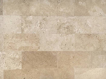 Плитка з Травертину для фасаду, доріжок, стін, підлоги, ванної та душової  (305/610/12)