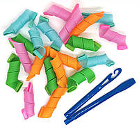 Бігуді Magic Curler "Спіраль" довжина 20 см, набір 20 шт., стандартний локон