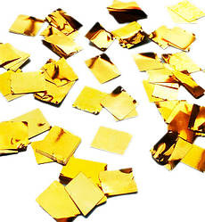 Конфетті, метафан "Gold", Іспанія, вага - 50 г, розмір - 8мм, колір -золото