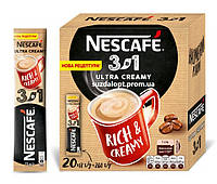 Кофе NESCAFE ( Нескафе ) 3 в 1 Ultra Creamy (Крем) 20 стиков * 13 г (24)