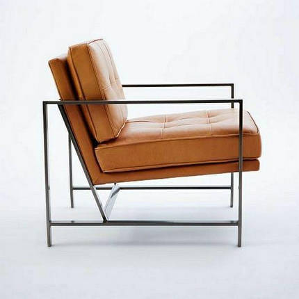 Крісло "Шенон", крісло лофт, м'яке крісло, крісло для дому, офісу, кафе, крісло на металевому каркасі, фото 2