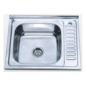 Мийка для кухні з нержавіючої сталі 07 мм Platinum 6050 polish