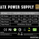 Блок живлення ATX 450W GAMEMAX GP-450 (140 mm/80+ Bronze), фото 2