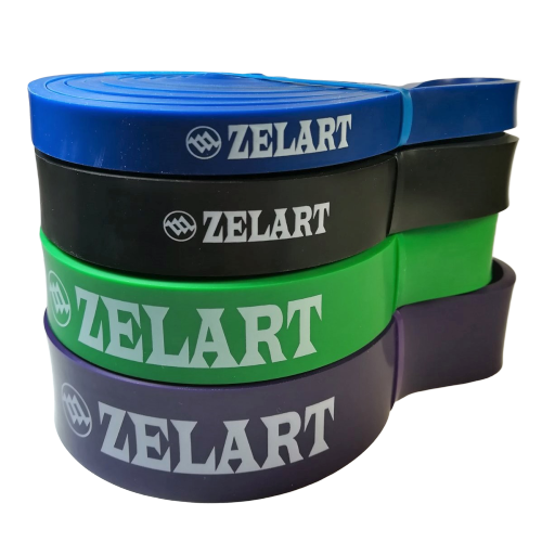 Еспандер-петлі для підтягування ZELART POWER BANDS жорсткість XXS-XS-XS-M (FI-941-2-3-4-6)