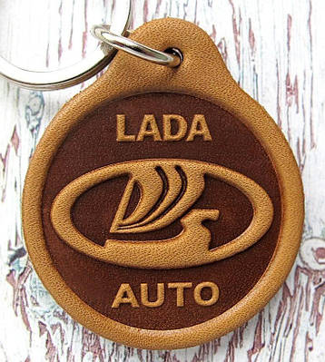 Брелок Лада новый логотип автобрелок Lada