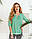 Жіноча літня блуза з софту, фото 4