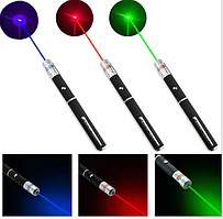 Лазерна указка 5 мВт зелена червона синя