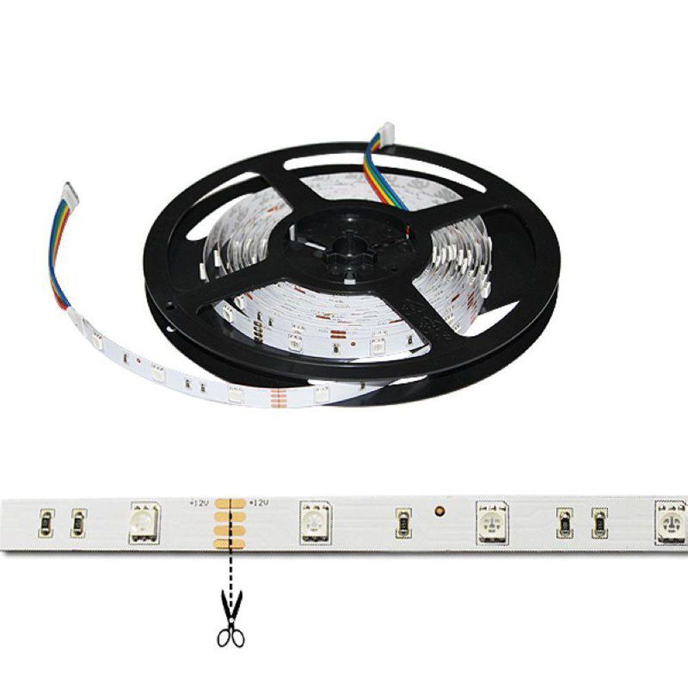 Світлодіодна LED стрічка PROLUM™ 12V; 5050\30; IP20; Series "S", RGB