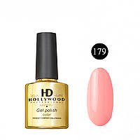 Гель лак 179 Нежно Розовый Плотный HD Hollywood 8 ml