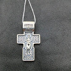 Срібний кулон-підвіс культиват. Хрест