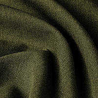 Штора. Шторы. Римская штора. Ткань для штор и римской шторы блэкаут рогожка фактура льон болотно-зеленый