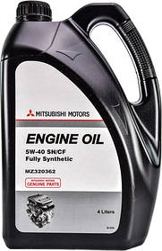 Моторне масло Mitsubishi Engine Oil 5W-40 4 л MZ320362 ORG MZ320362