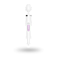 Вібромасажер Satisfyer Wand-er Woman (White/Chrome), розмір XXL, 34х5,7 см., фото 5