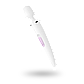 Вібромасажер Satisfyer Wand-er Woman (White/Chrome), розмір XXL, 34х5,7 см., фото 4