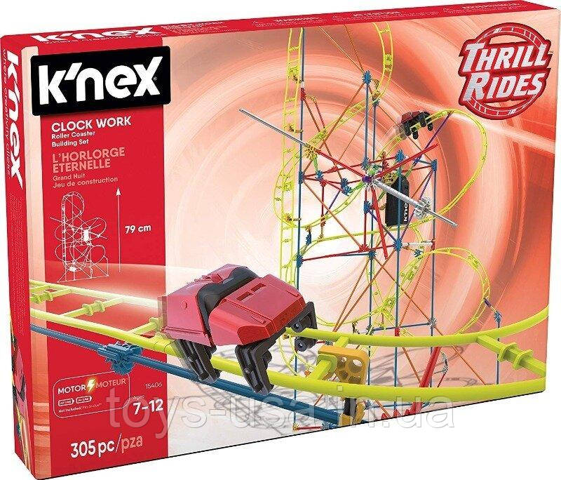 Конструктор K'nex американські гірки thrill rides clock work roller coaster ПОШКОДЖЕНА КОРОБКА, фото 1