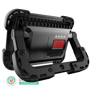 Прожектор світлодіодний акумуляторний 10W з POWERBANK 5000 mAh (вихід USB 5V), IP65 (Made in GERMANY) FL-1002W, фото 2