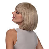 Красива натуральна перука каре Katie HH, мелірування з холодним відтінком, фото 4