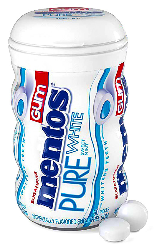 Жвачка Mentos Pure White, фото 1